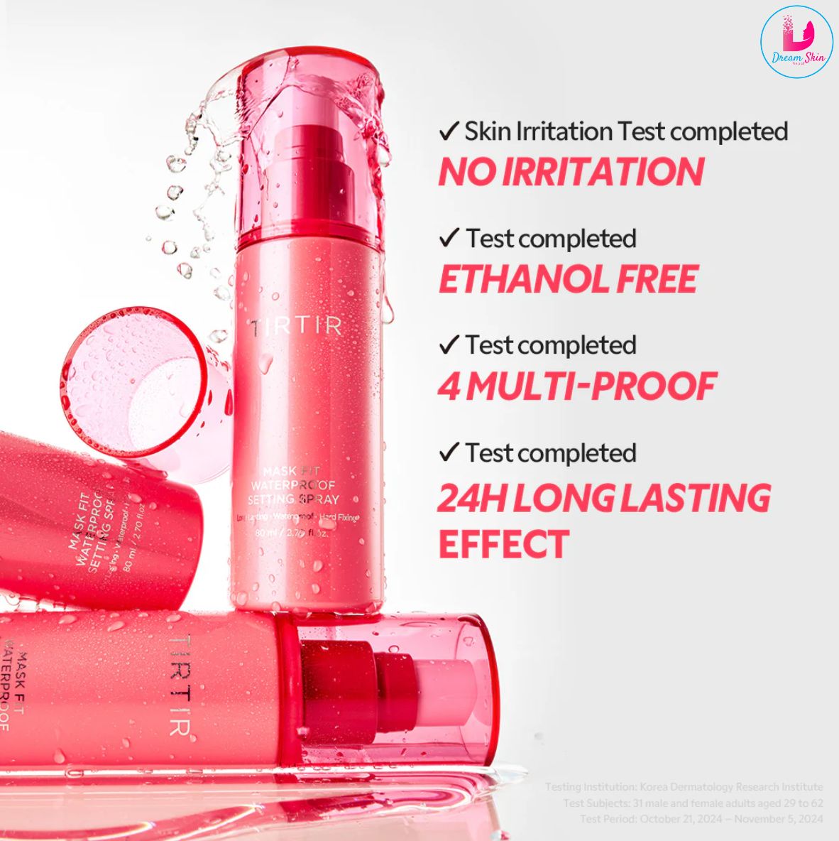 TIRTIR Mask Fit Waterproof Setting Spray [80ml]
